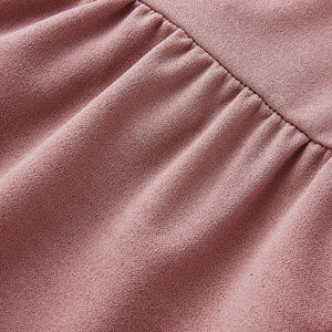 Chiffon Ruffle Top and Wide-Leg Pants Set